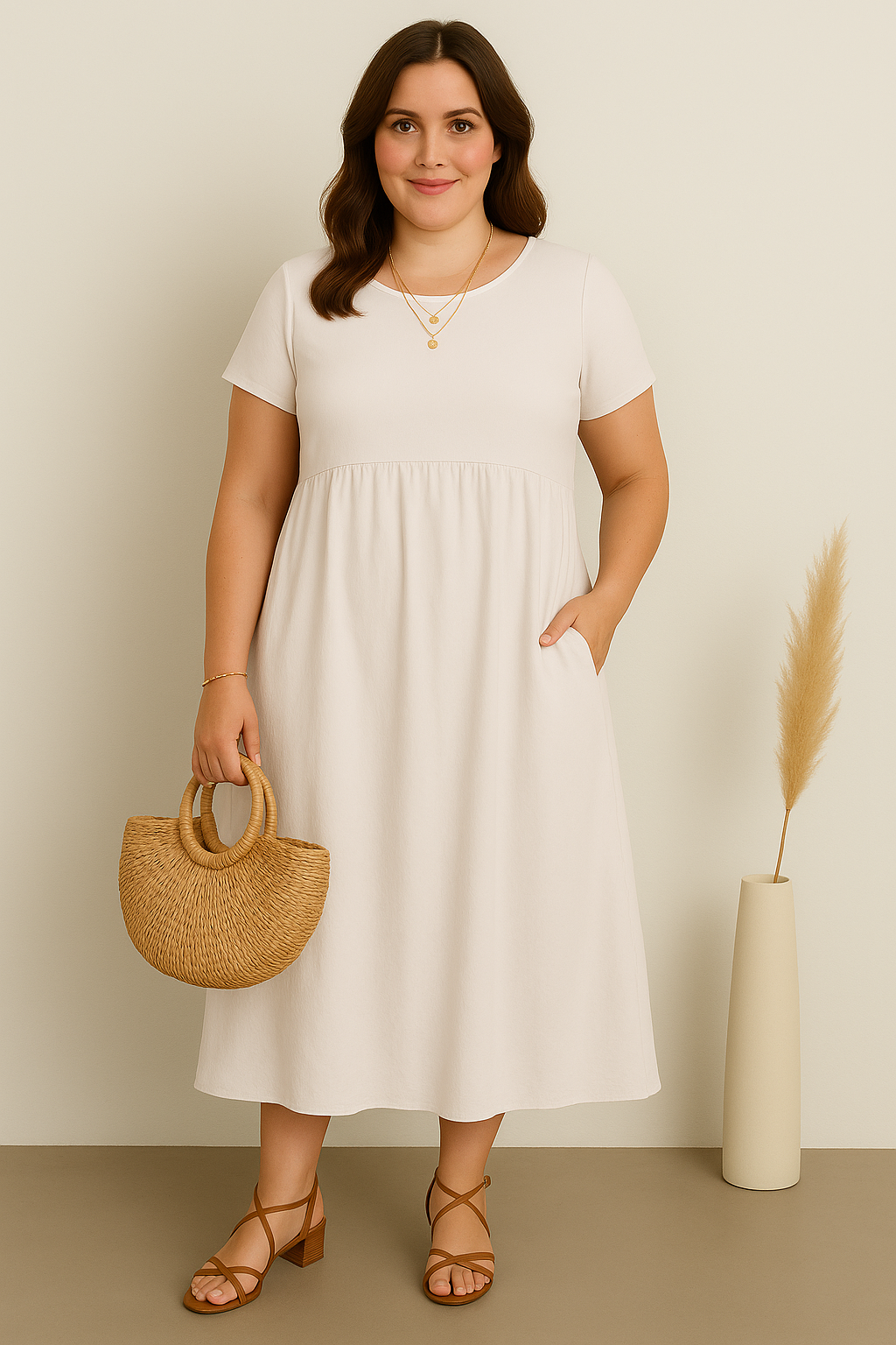 Lynor™ | Casual with Belly Coverage Dress