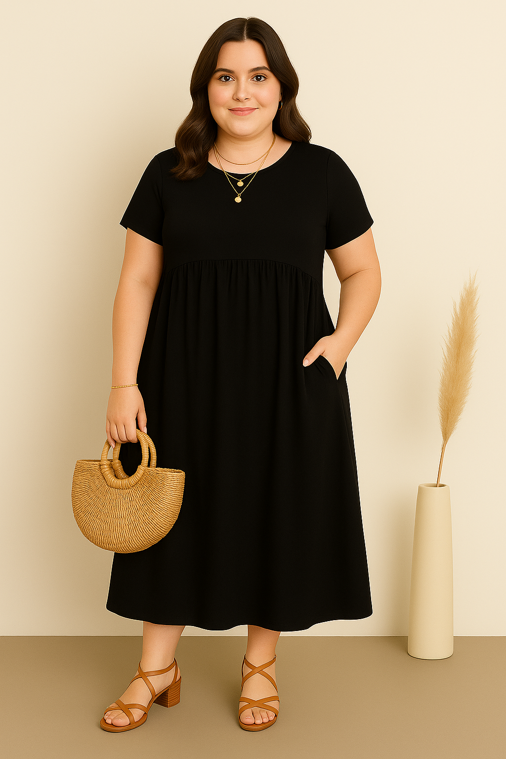 Lynor™ | Casual with Belly Coverage Dress