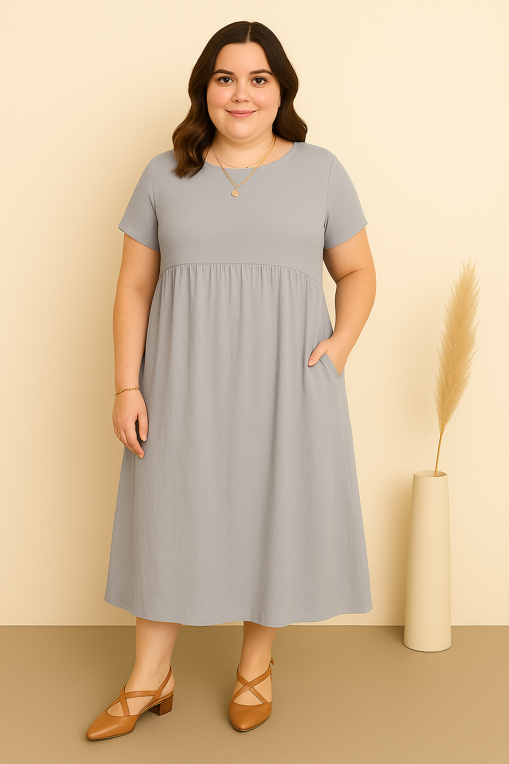 Lynor™ | Casual with Belly Coverage Dress