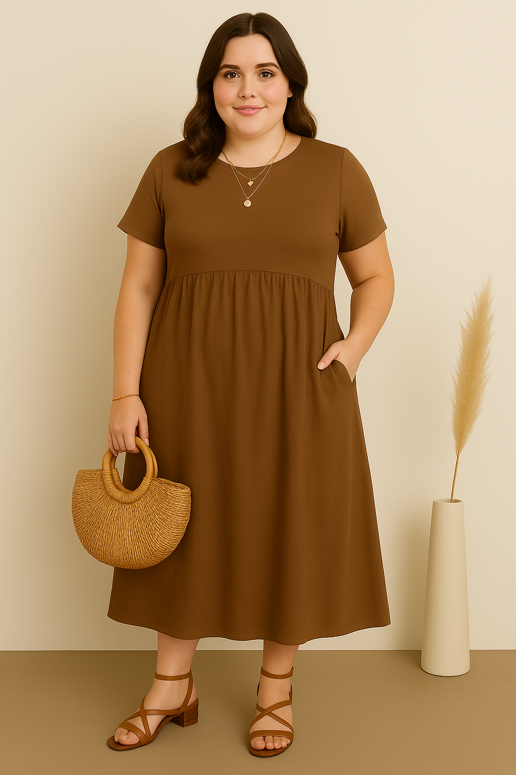 Lynor™ | Casual with Belly Coverage Dress