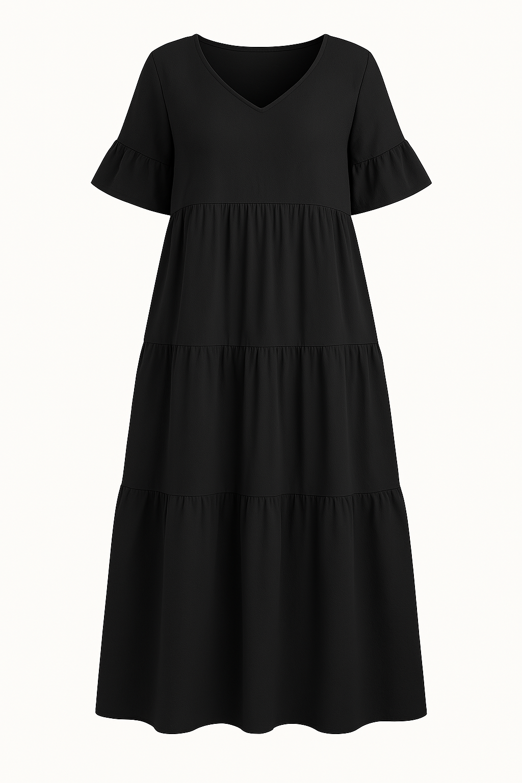 Lynor™ | V-Neck with Belly Coverage Dress