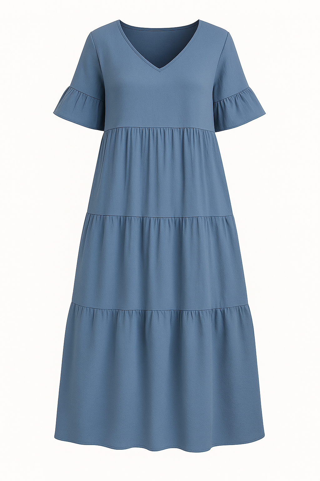 Lynor™ | V-Neck with Belly Coverage Dress