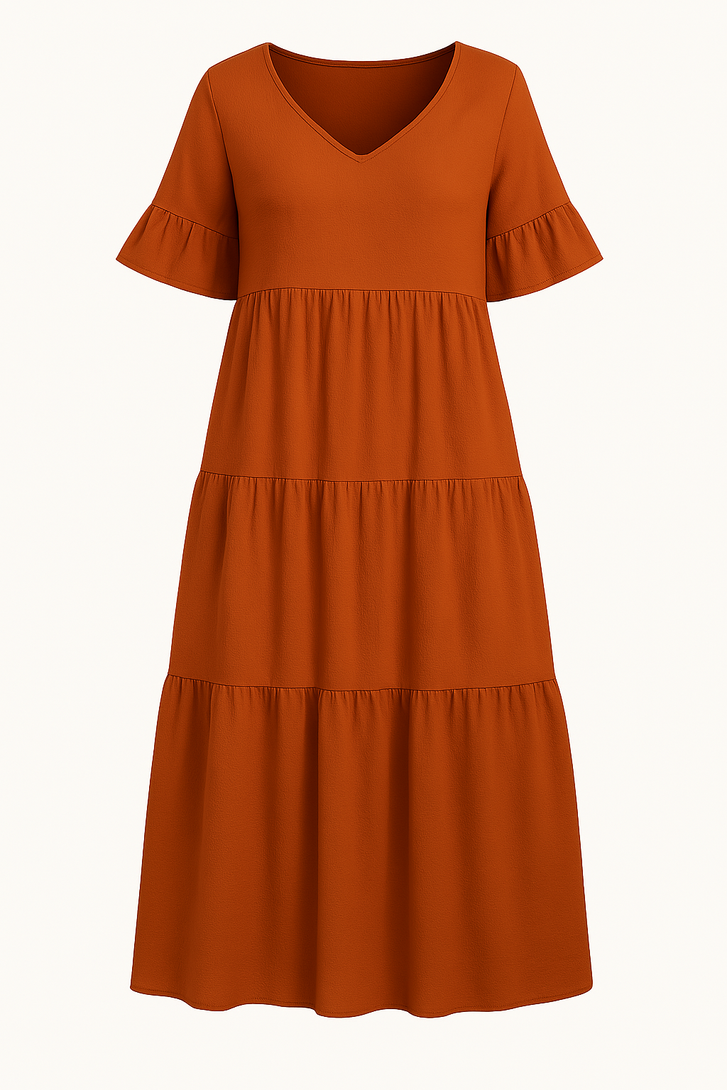 Lynor™ | V-Neck with Belly Coverage Dress
