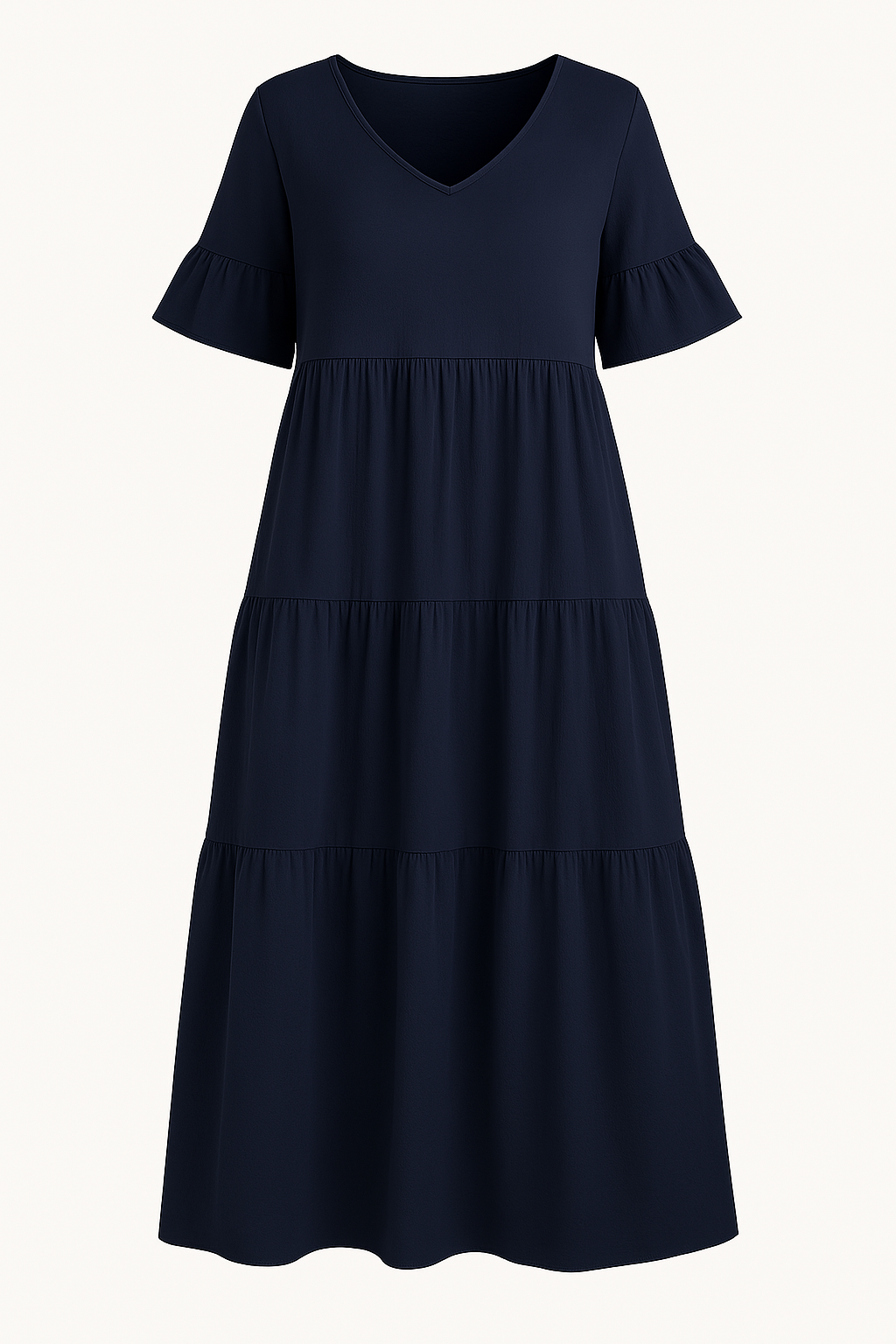 Lynor™ | V-Neck with Belly Coverage Dress