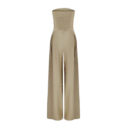 Lynor™ | Elegant Strapless Jumpsuit – Sleek Silhouette with Effortless Sophistication