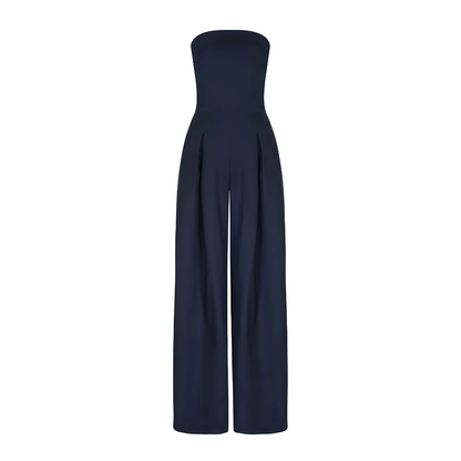Lynor™ | Elegant Strapless Jumpsuit – Sleek Silhouette with Effortless Sophistication