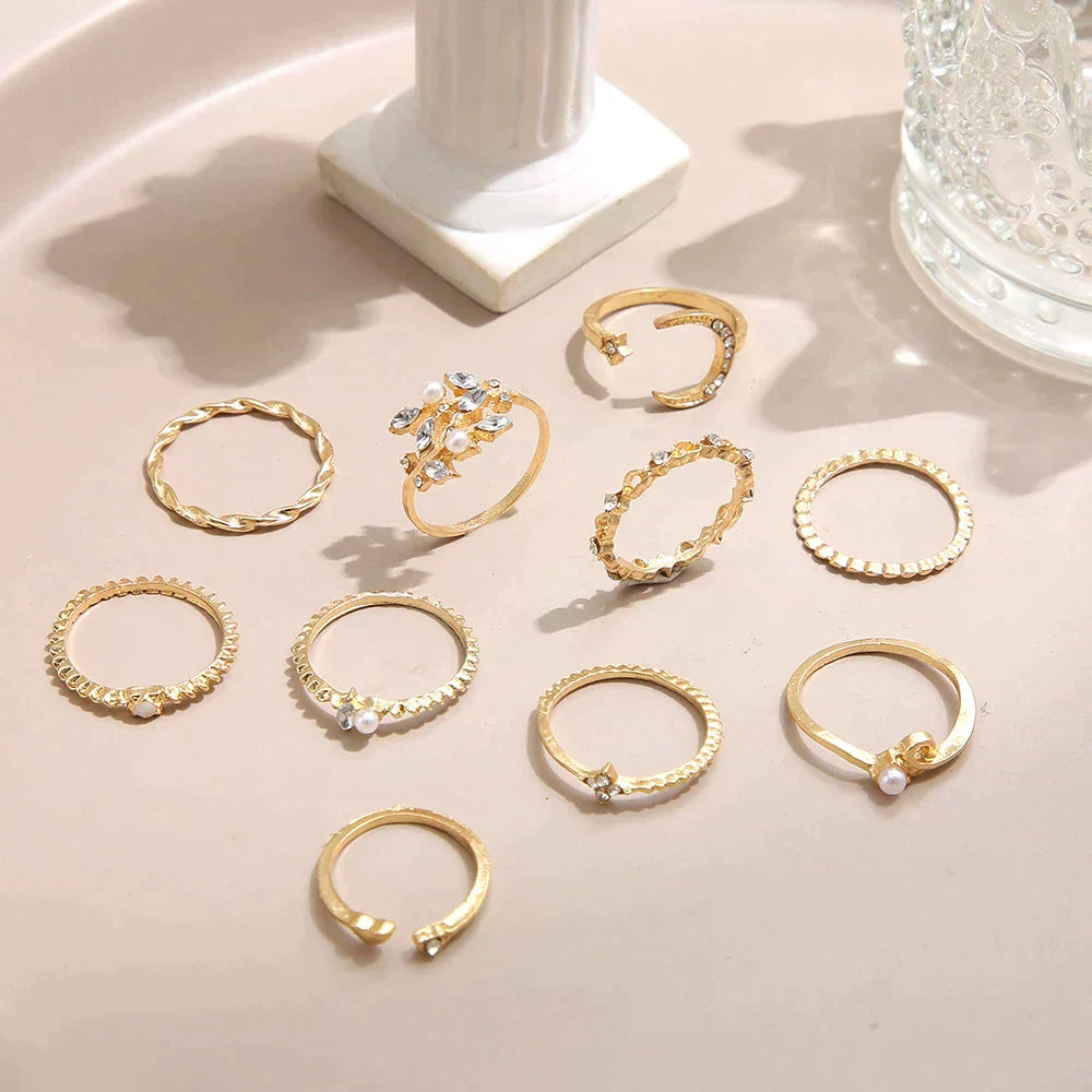 Lynor™ | Bohemian Set of 10 Rings