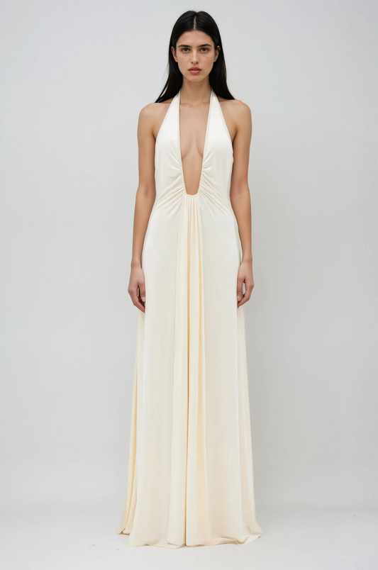 Lynor™ | Maxi Cupro Gown