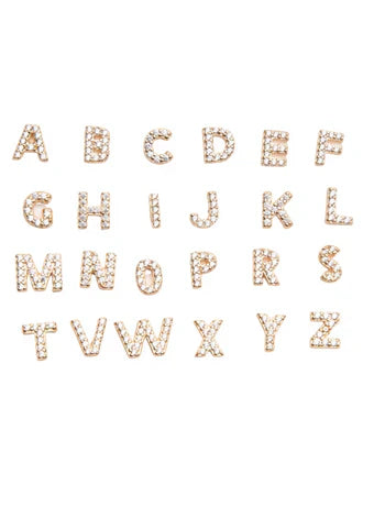 Lynor™ | Initial Earring – Personalized 16K Gold with Timeless Elegance