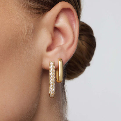 Lynor™ | Icon Pavé Rings – Bold 16K Gold Glamour with Sparkling Detail
