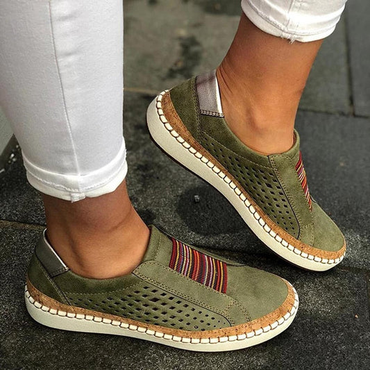 Lynor™ | Urban Stripe Slip-On Walk Easy