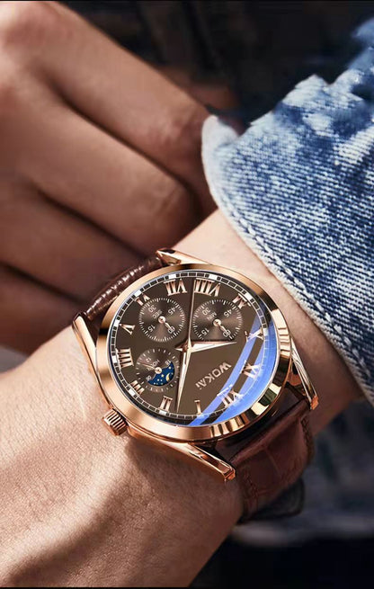 Lynor™ | Rose Gold Casual Quartz Watch