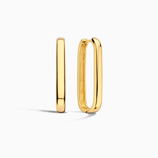 Lynor™ | Icon Hoops – Bold 18K Gold Statement in a Classic Hoop Design