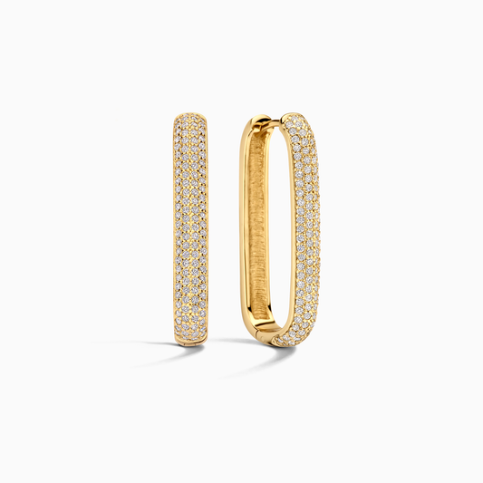 Lynor™ | Icon Pavé Rings – Bold 16K Gold Glamour with Sparkling Detail