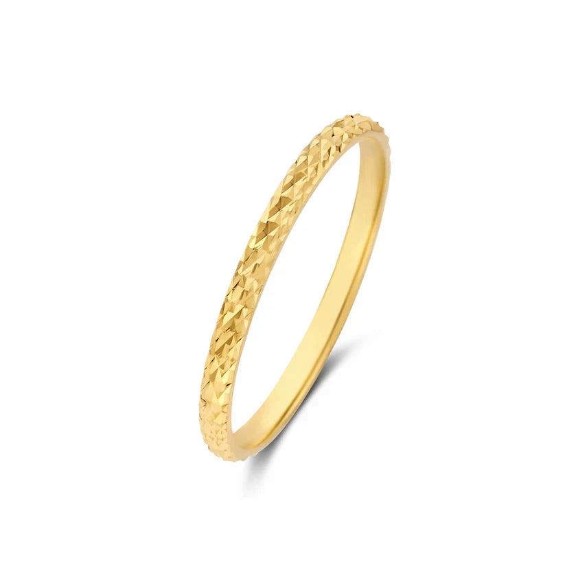 Lynor™ | Ameline Trellis Ring – Intricate 14K Gold with Elegant Openwork Design