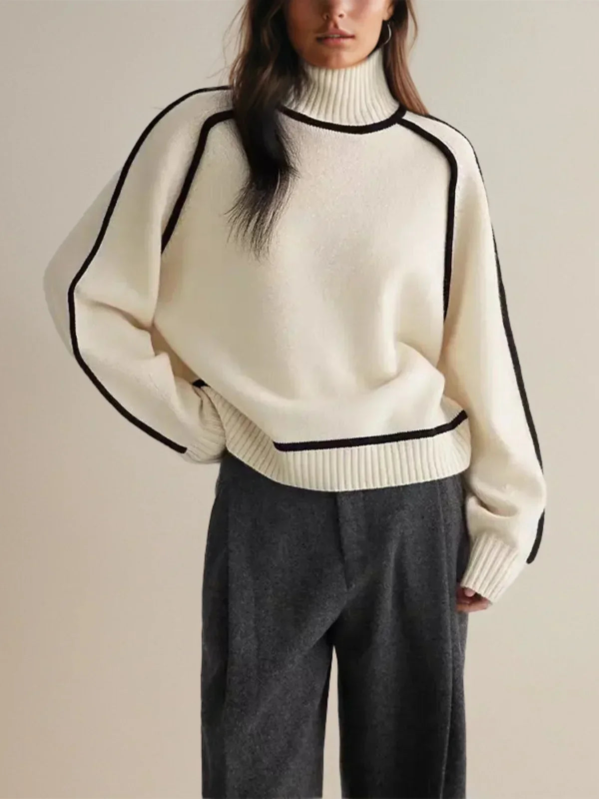 Lynor™ | Elegant Women Turtleneck Sweater