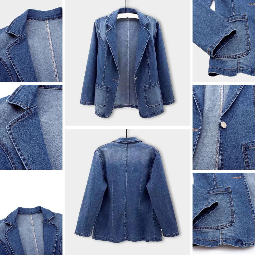 Lynor™ | Stylish Denim Blazer for Women