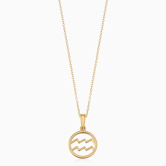 Lynor™ | Zodiac Necklace – Personalized 18K Gold with Celestial Charm