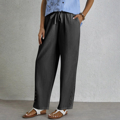 Lynor™ | Buttoned Trousers for Effortless Everyday Elegance