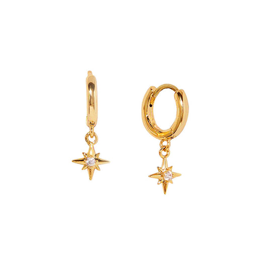 Lynor™ | Vudu Earrings – Mysterious 18K Gold Elegance with Bold Character