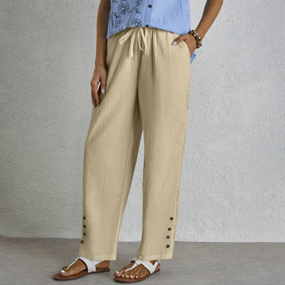 Lynor™ | Buttoned Trousers for Effortless Everyday Elegance