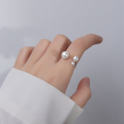 Lynor™ | Triple Adjustable Freshwater Pearl Ring