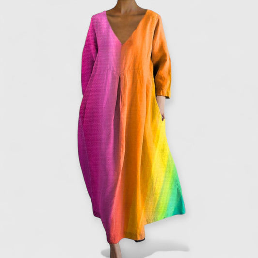 Lynor™ | Luxe Premium V-Neck Dress