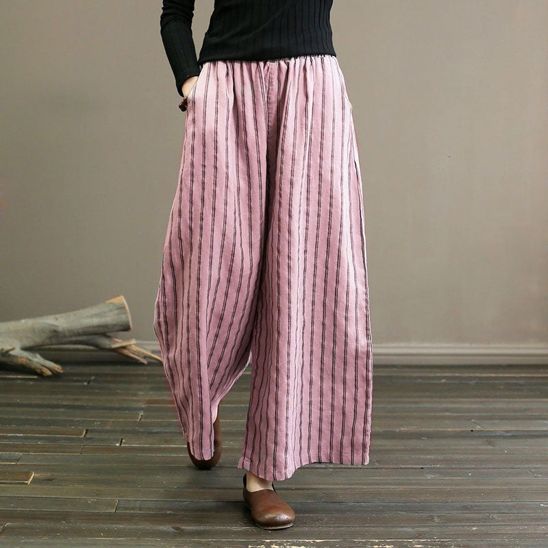 Lynor™ | Striped Flare Trousers for Effortless Silhouettes