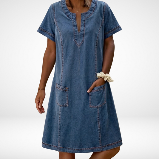 Lynor™ | Soft Denim Dress