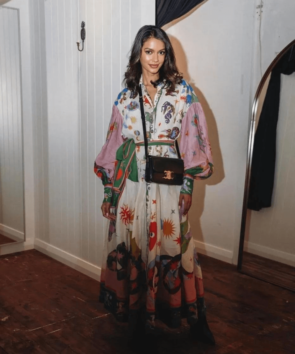 Lynor™ | Elegant Italian Maxi Dress