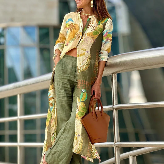Lynor™ | Linen Co-ord Set – Elegant & Effortless