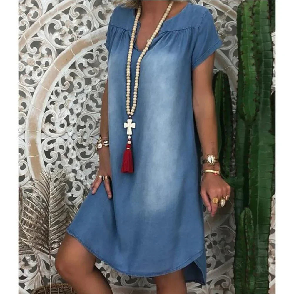 Lynor™ | Relaxed Denim Summer Dress