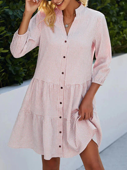 Lynor™ | Flowing Midi Dress – Elegant Daywear