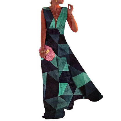 Lynor™ | French Chic Floral Sleeveless Dress