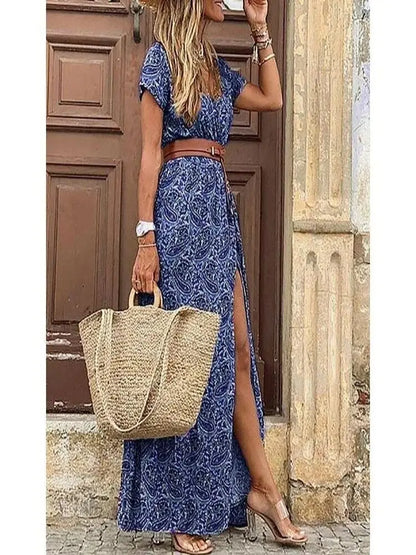 Lynor™ | Casual Summer Maxi Dress – Effortless Style with a Flowing Silhouette