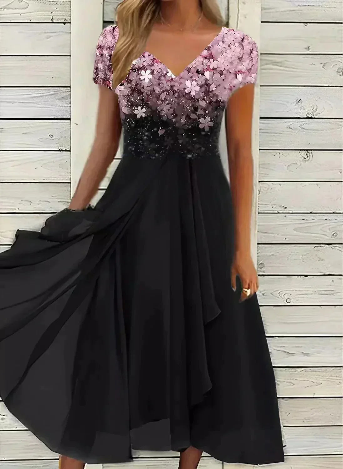 Lynor™ | Timeless Draped Midi Dress