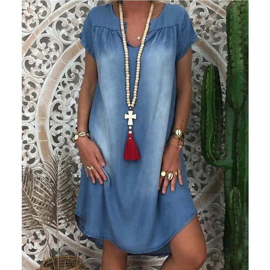 Lynor™ | Relaxed Denim Summer Dress
