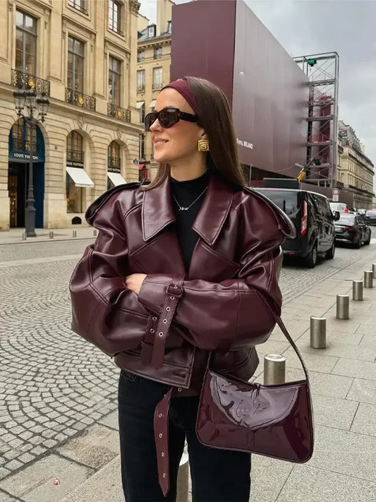 Lynor™ | Beautiful leather jacket