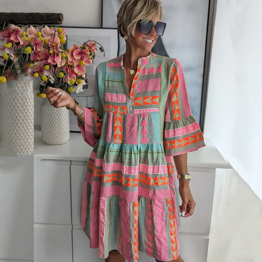 Lynor ™ | Casual Loose Fit Dress – Effortless Style with All-Day Comfort