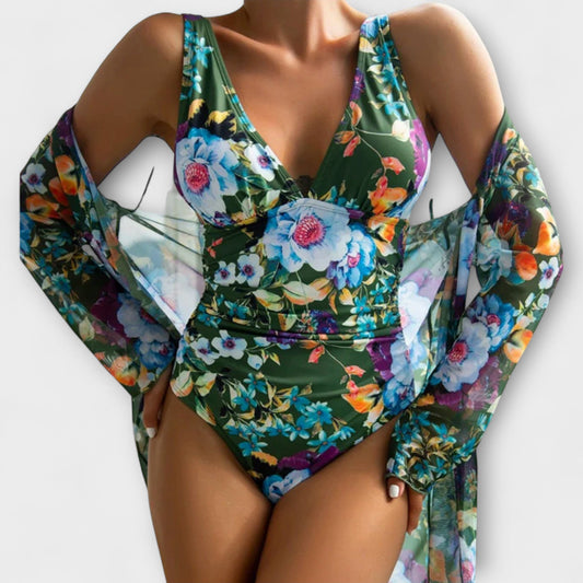 Lynor™ | Clémence – Trendy & Flattering One-Piece Swimsuit