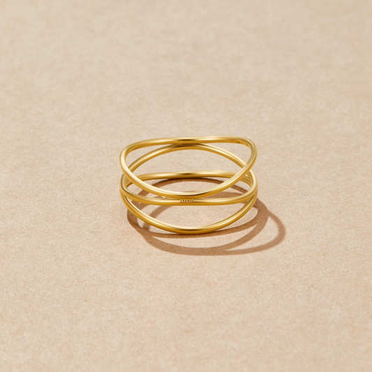 Lynor™ | Infinity Loop Gold Earrings