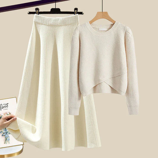 Lynor™ | Chic Knit Sweater & Skirt Set – Effortless Elegance in Every Stitch