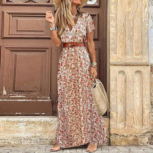 Lynor™ | Casual Summer Maxi Dress – Effortless Style with a Flowing Silhouette