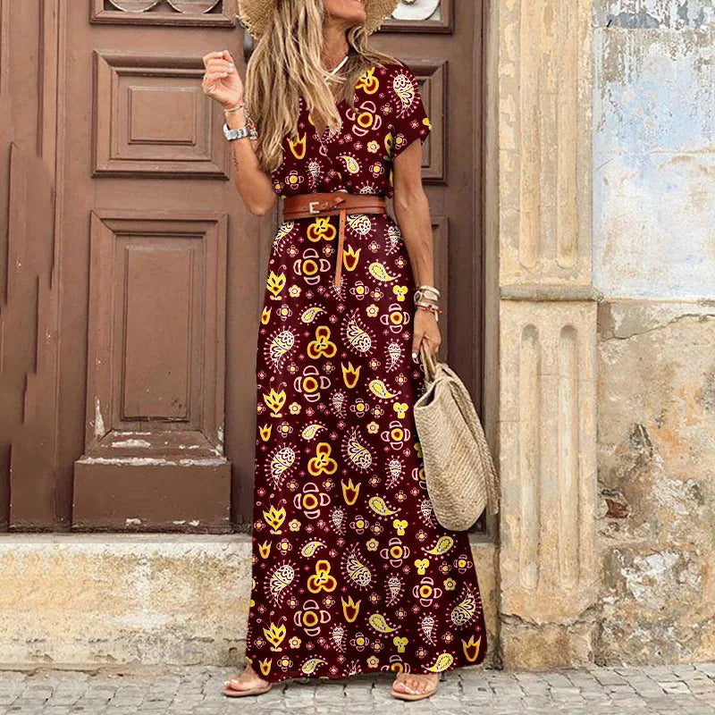 Lynor™ | Casual Summer Maxi Dress – Effortless Style with a Flowing Silhouette