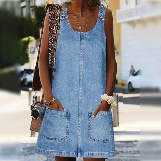 Lynor™ | Practical & Lightweight Denim Summer Dress