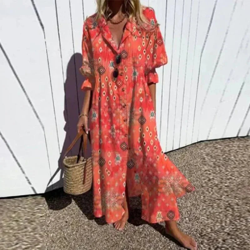 Lynor™ | Bohemian Strand Style Dress