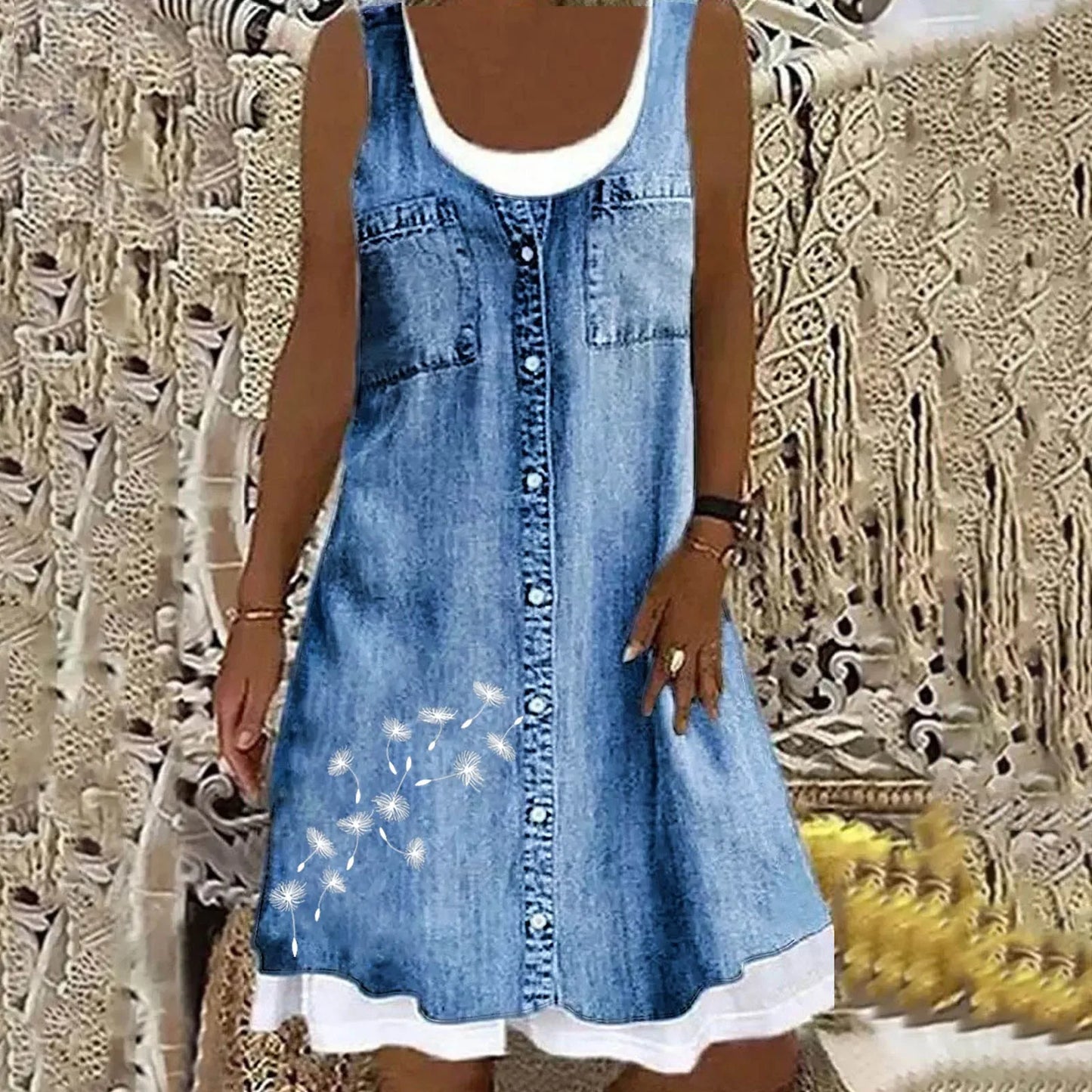 Lynor™ | Soft & Elegant Denim Dress