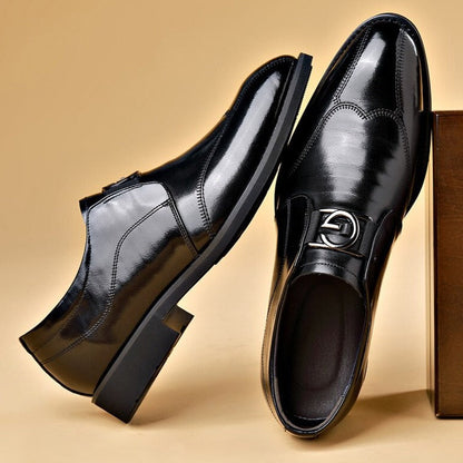 Lynor™ | Boss-style Leather Shoes