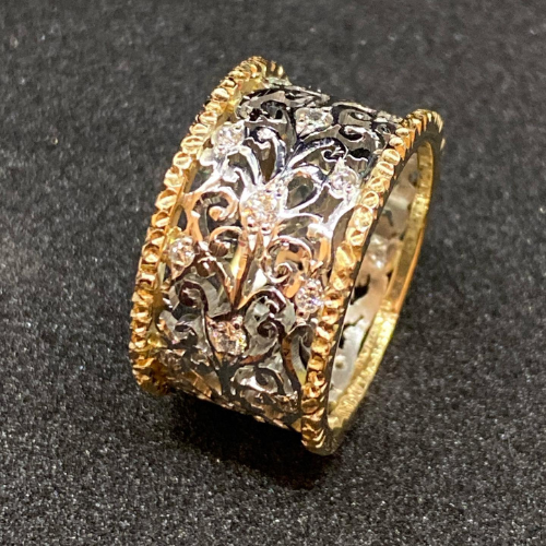 Lynor™ | Vintage Ivy Zirconia Ring