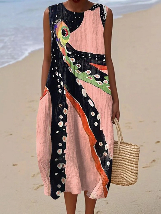 Lynor™ | Elegant Casual Dress – Relaxed Fit with a Sophisticated Touch